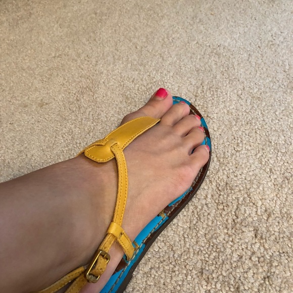 Sam Edelman Shoes Sam Edelman Yellow Sandals Poshmark
